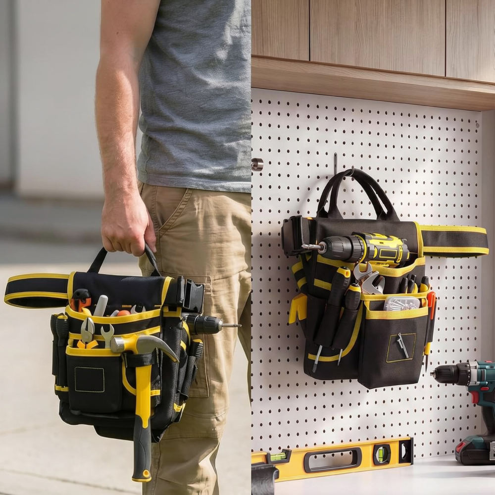 Heavy Duty Tool Organizer Pouc - Heavy Equipment Electrician 评论和价格